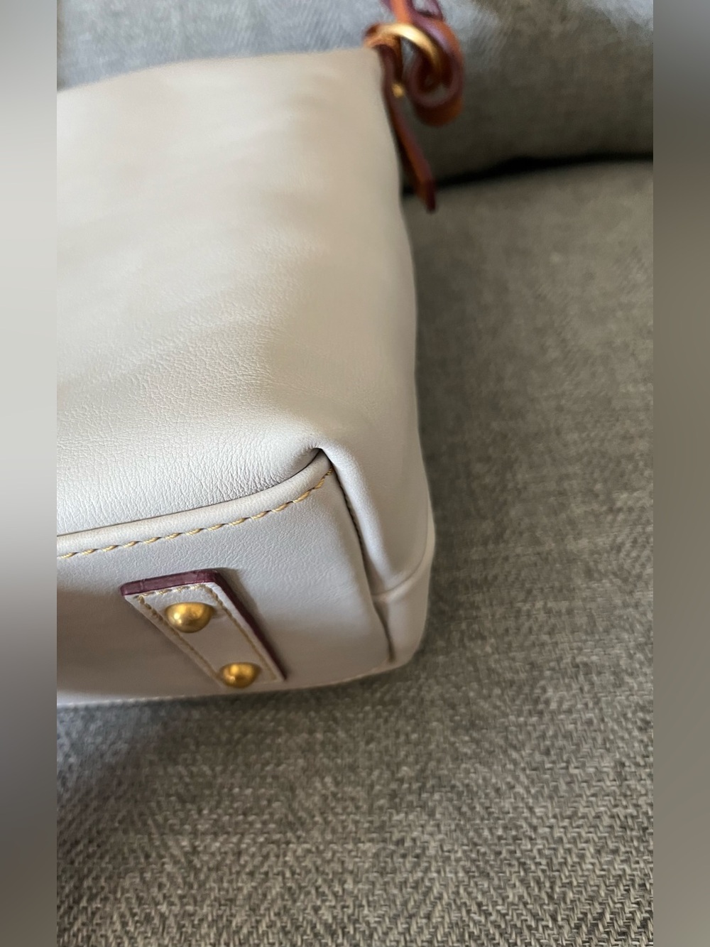 Dooney & Bourke Florentine Hobo Ecru - Picture 8 of 14